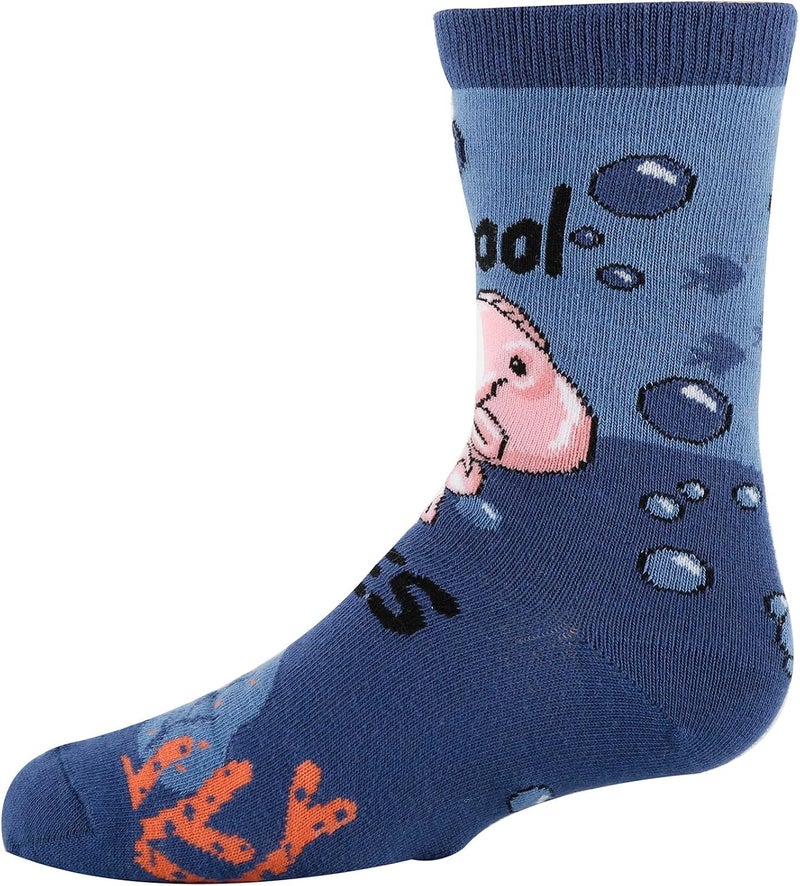 ooohyeah Kid's Novelty Cute Animals Crew Socks, Funny Crazy Silly Cool Casual Dress Socks for Boy and Girl, Size 1-5 - Image 4